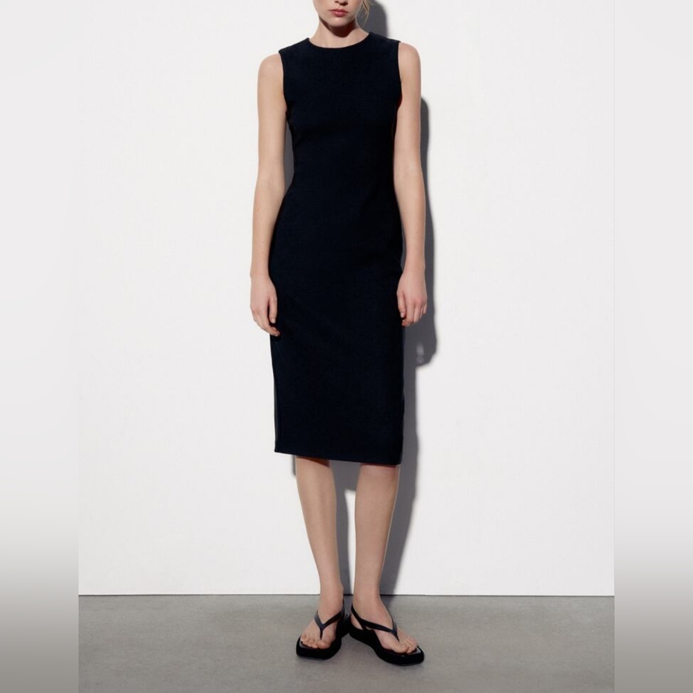 ZARA SLEEVELESS DRESS - Picture 2 of 8